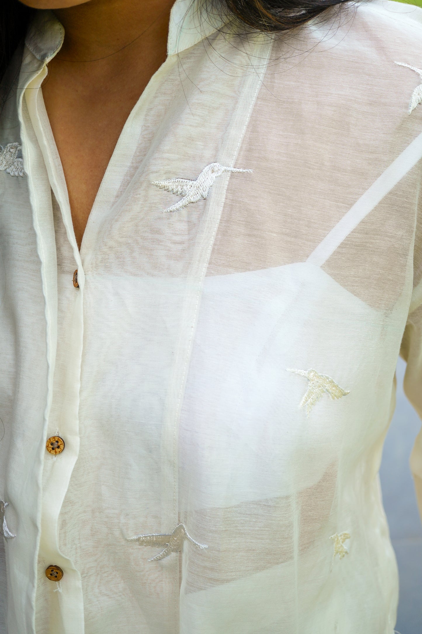 Chanderi Bird Co-ord Set