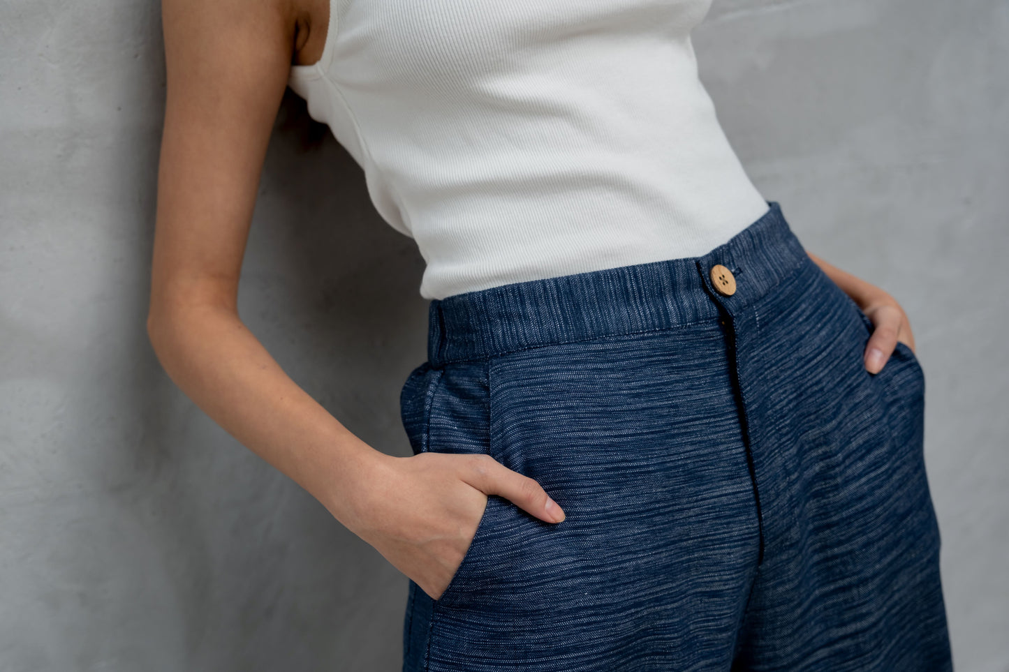 Denim Wide leg Pants