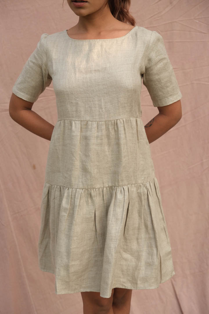 Hemp Backless Dress