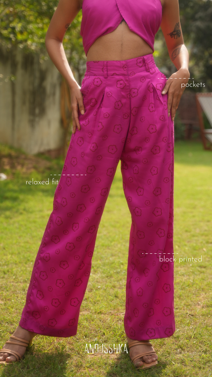 Floral Printed Party Joggers