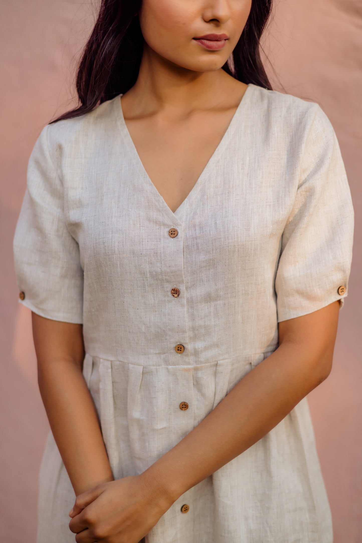 Hemp Semiformal long dress