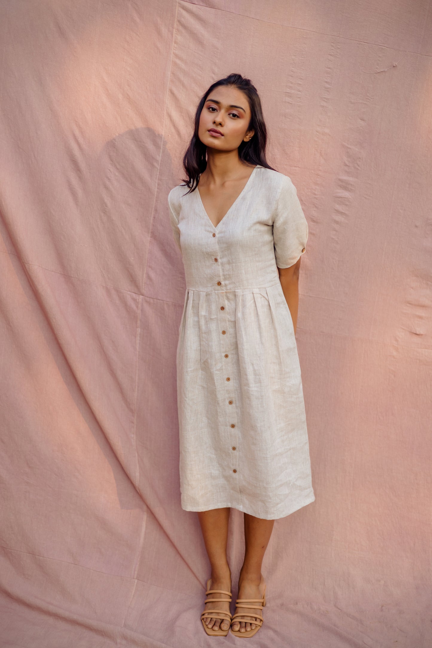 Hemp Semiformal long dress