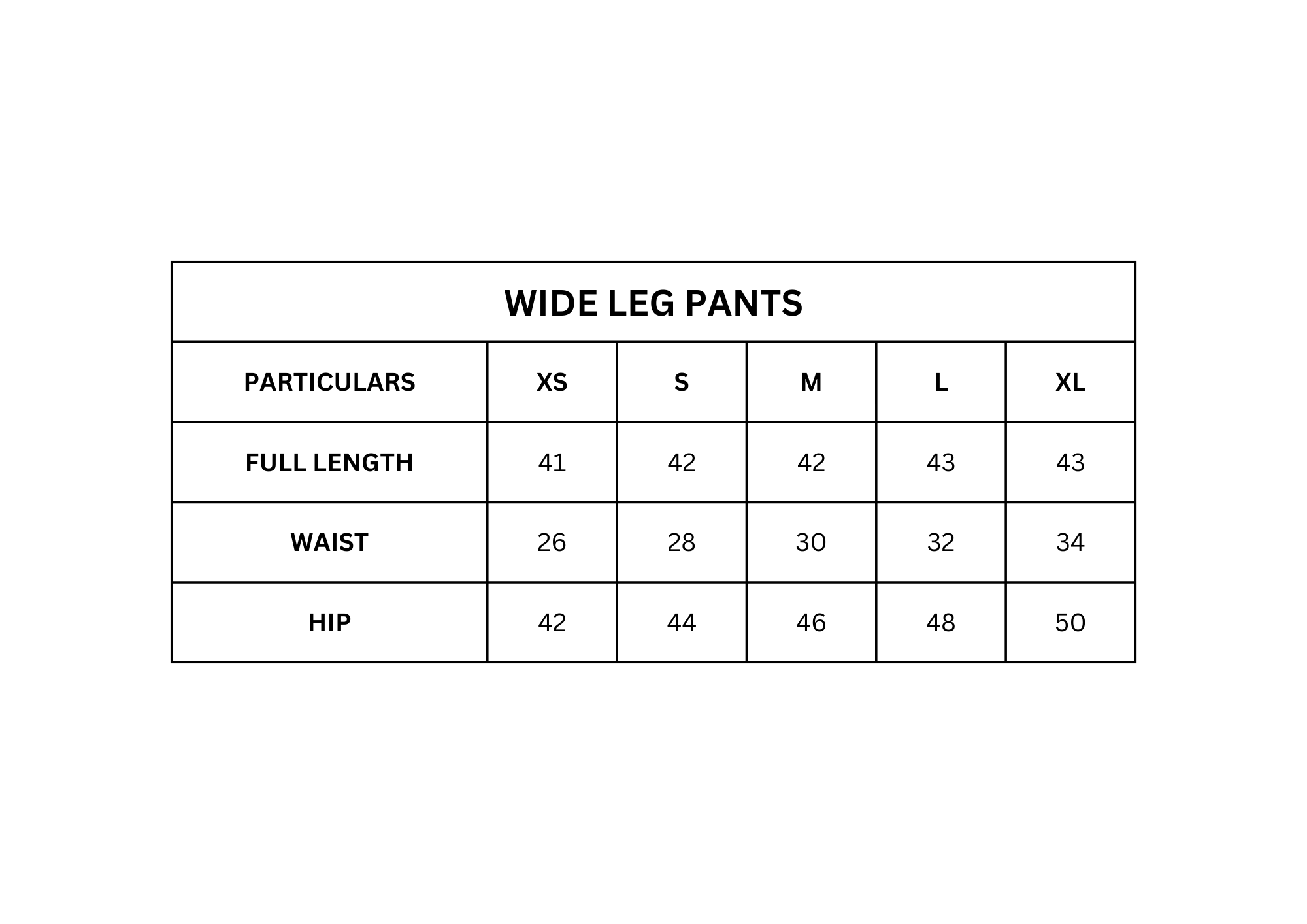 Size Guide Image