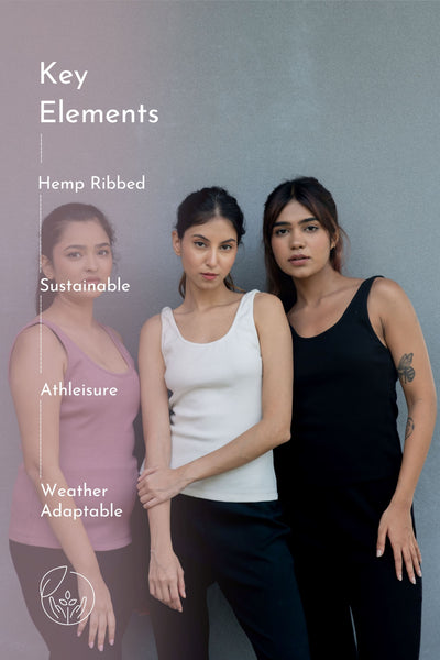 Ribbed Trio Tank Tops ( Set of 3 )
