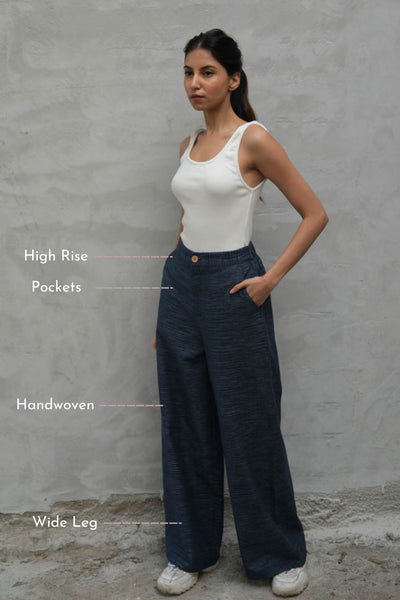 Denim Wide leg Pants