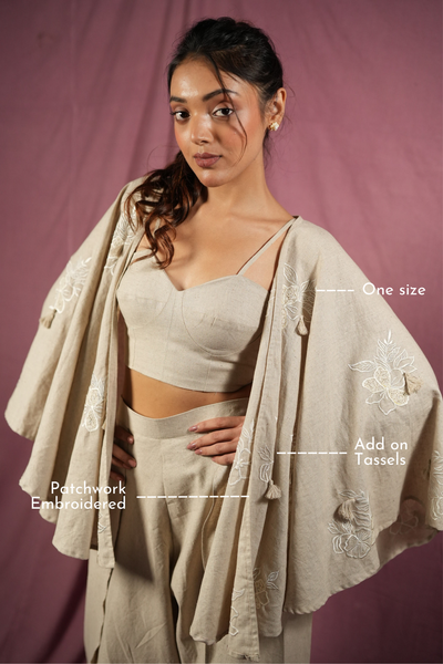 Hempathy Boho Cape