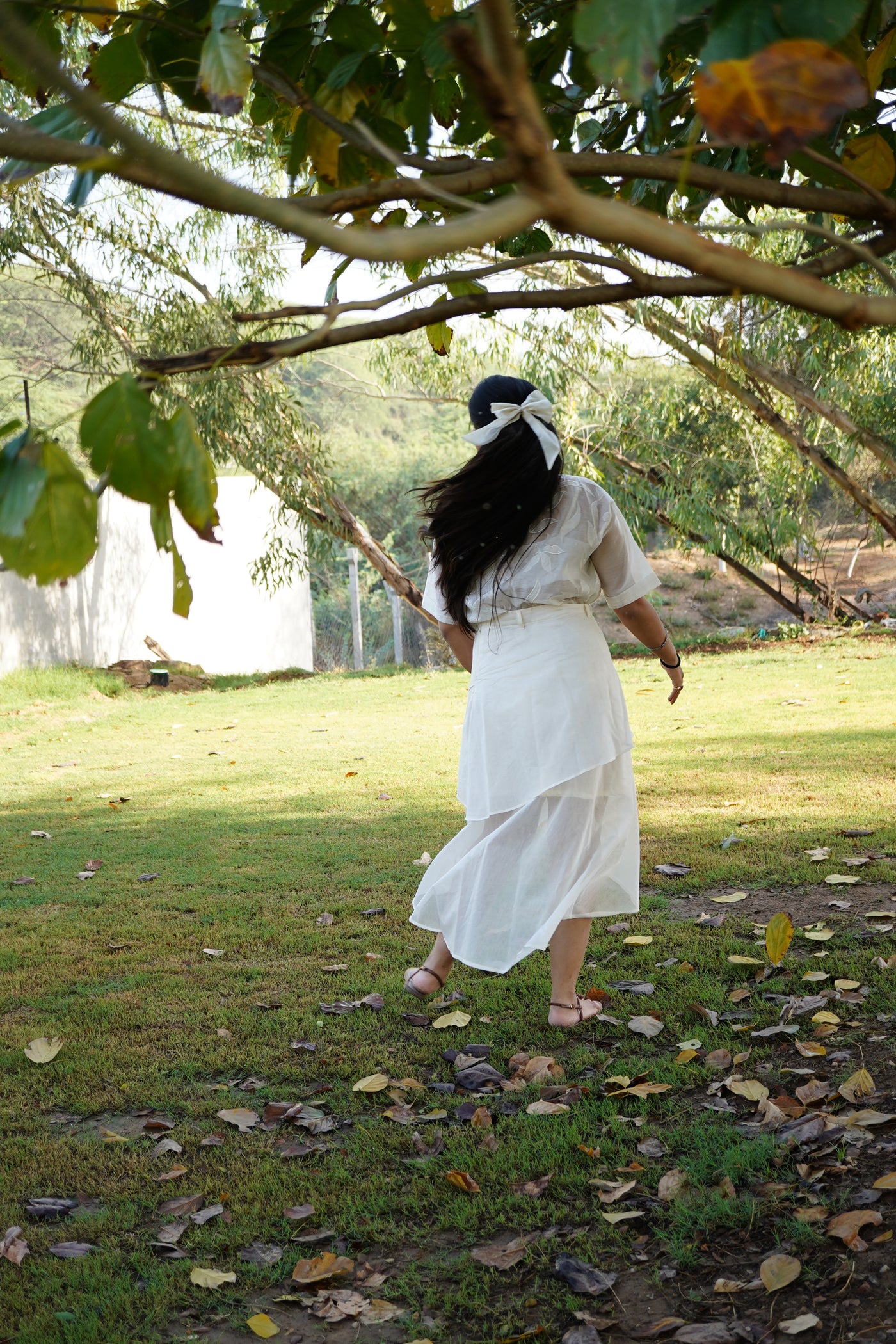 Chanderi Layered Skirt