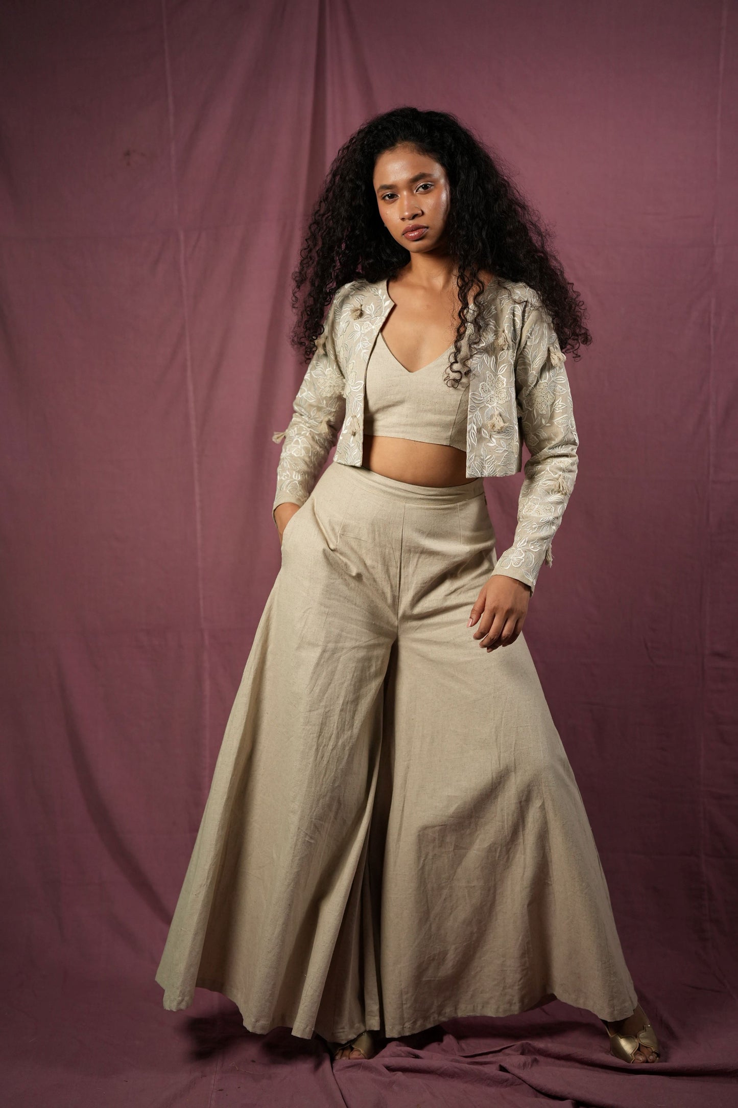 Hemp Lehenga Pants