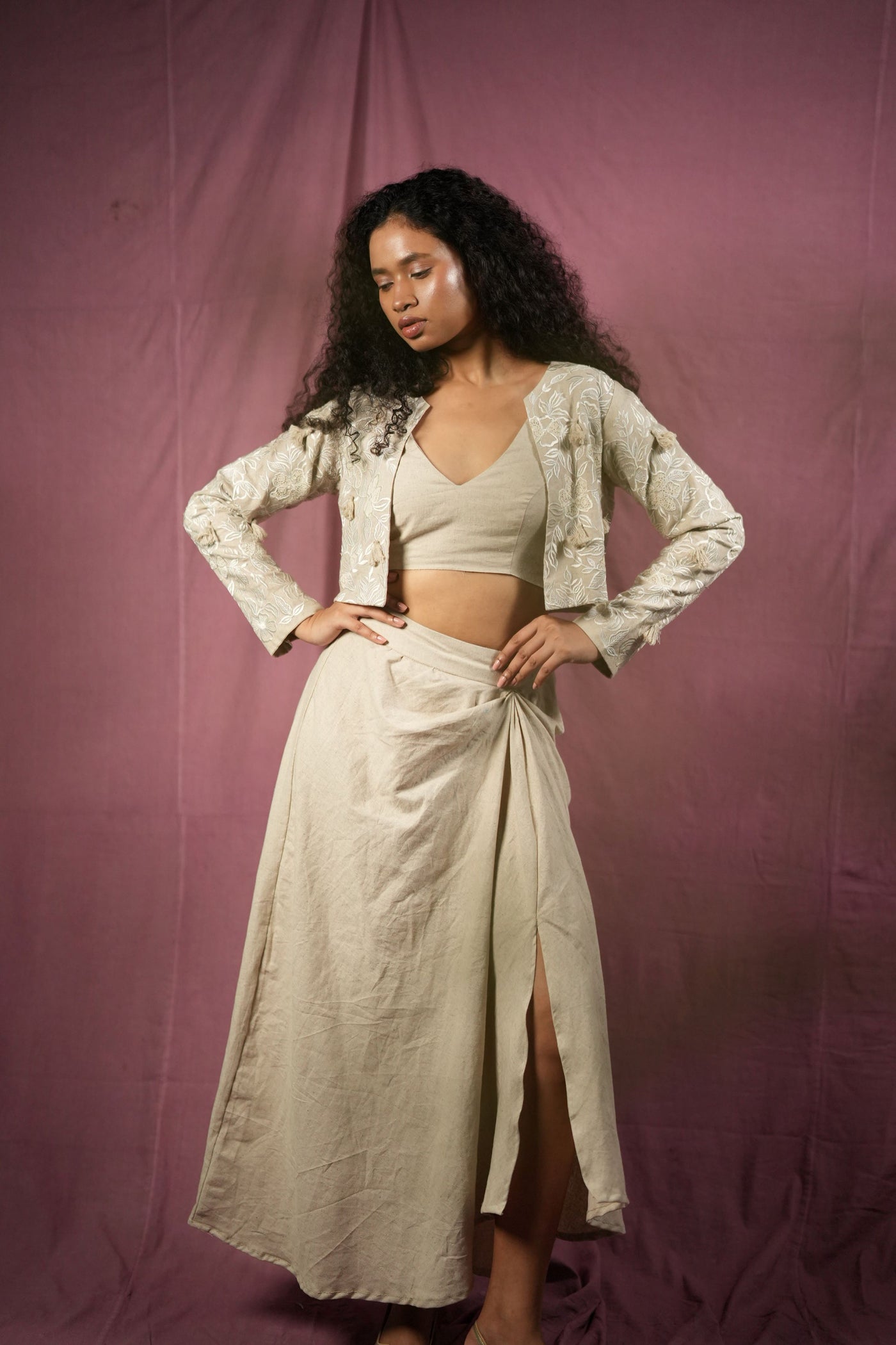 Hempathy Draped Skirt