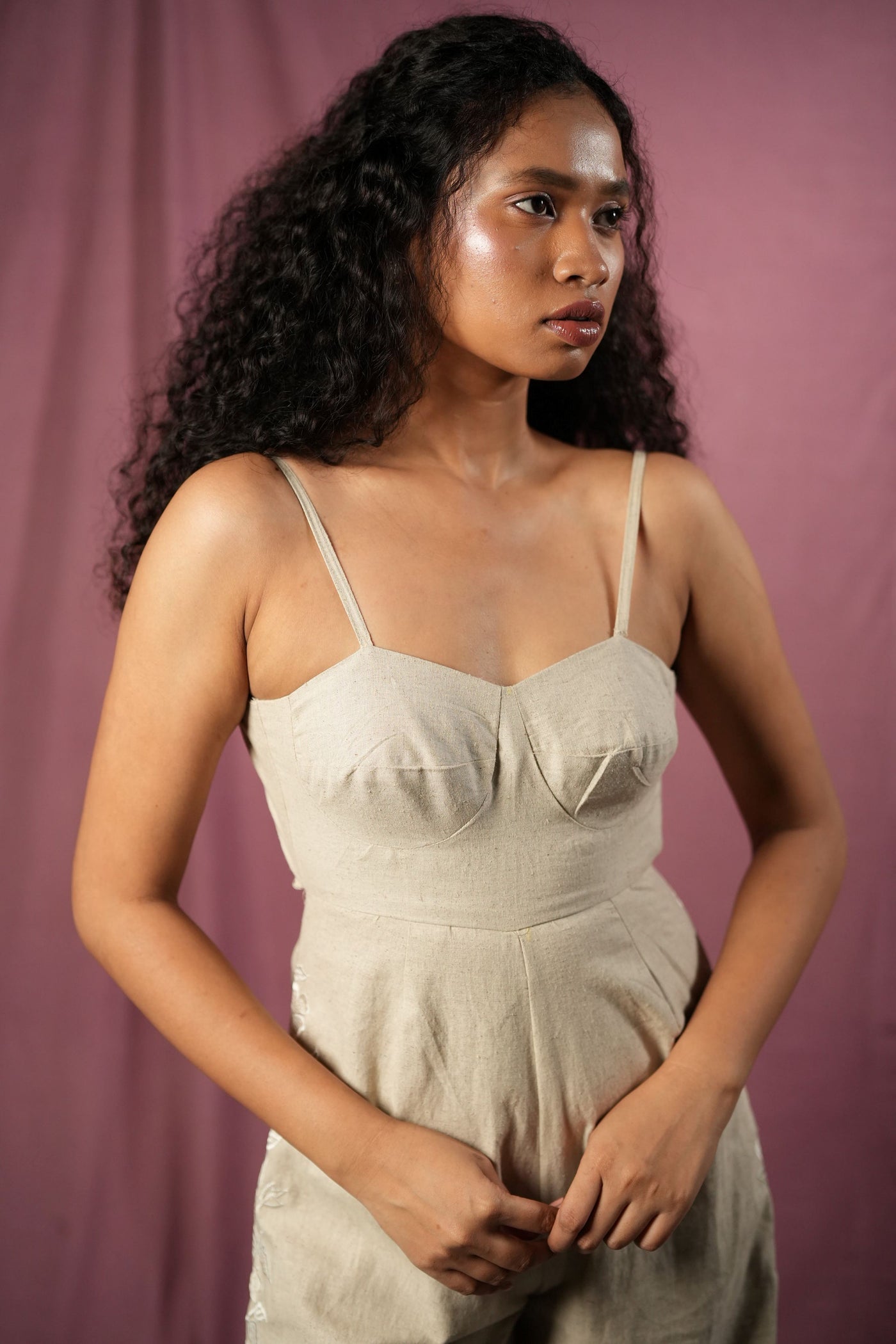 Hempathy Embroidered Jumpsuit