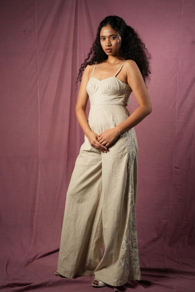 Hempathy Embroidered Jumpsuit