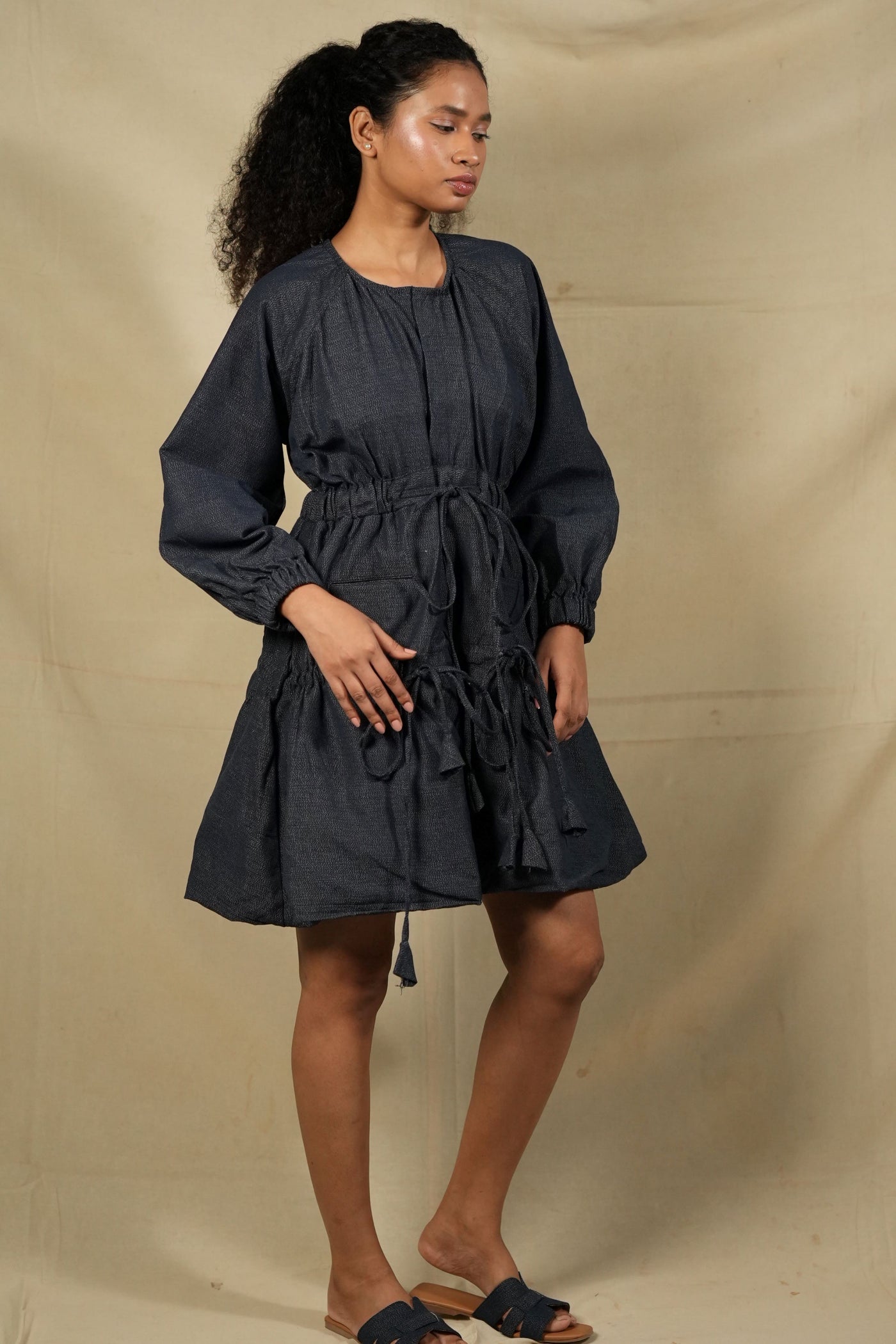 Denim Balloon Dress