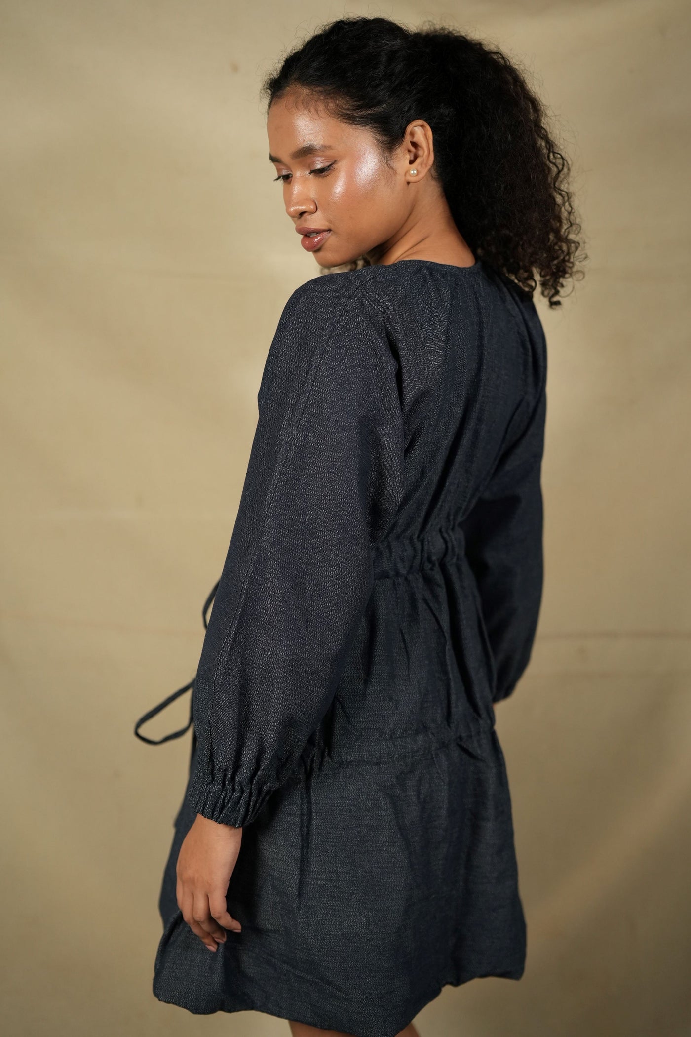Denim Balloon Dress