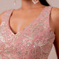 Floral Embroidered Rose Silk Cape Set