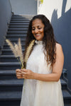 Chanderi Frill Dress
