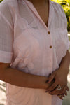 Chanderi Patch Work Shirt Co-ord Set