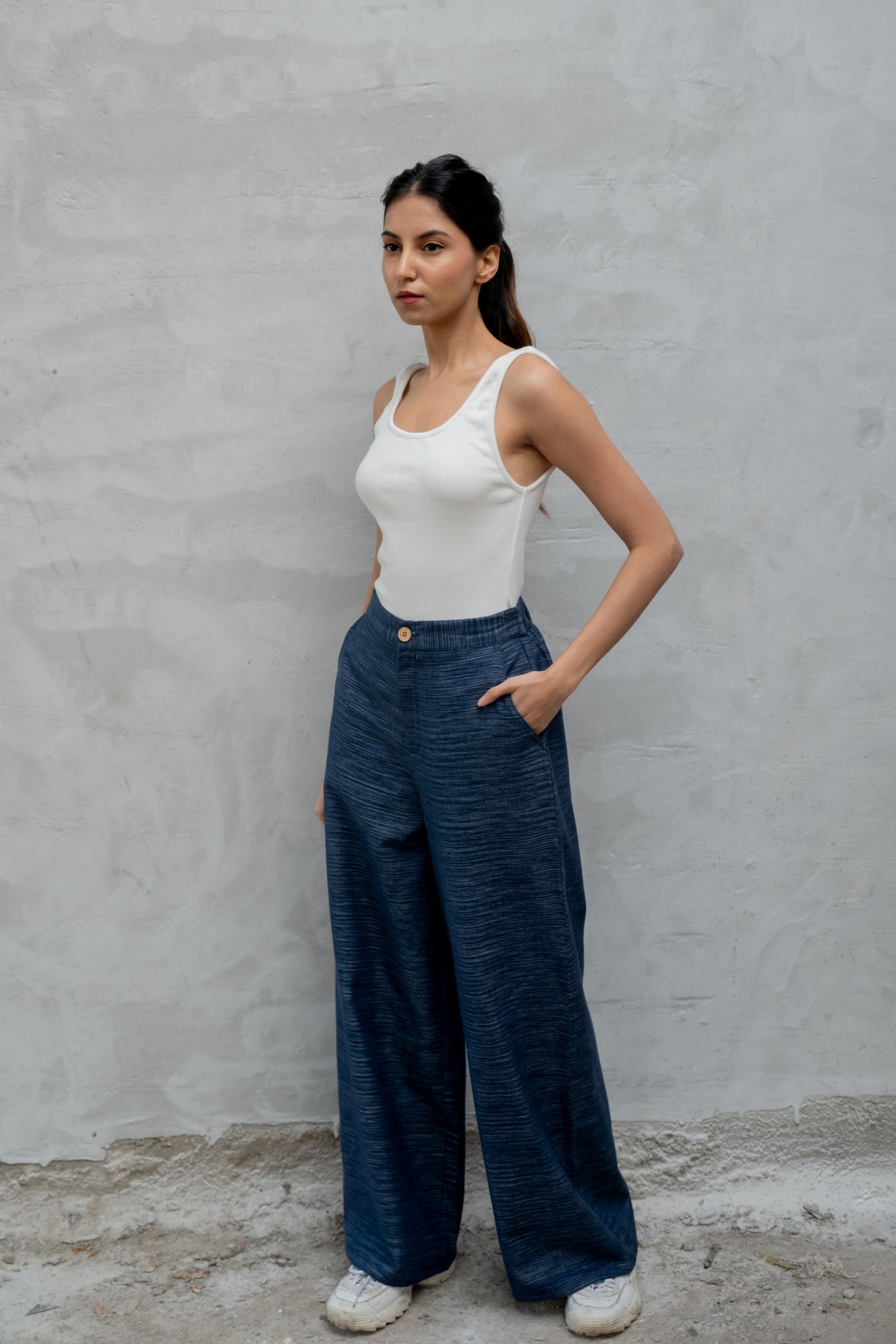 Denim Wide leg Pants