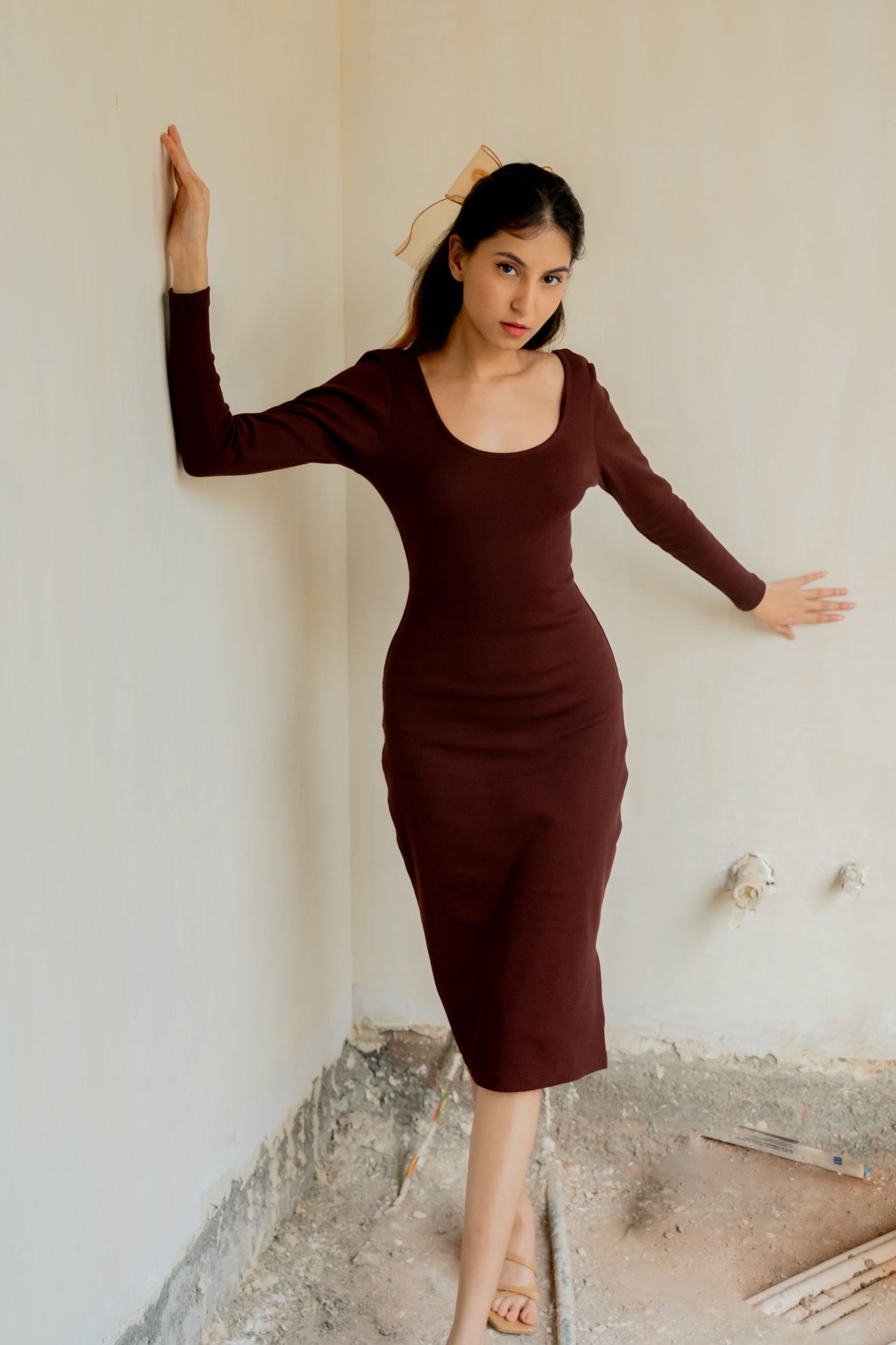 Ribbed Bodycon Dress anousshka.com Ribbed Bodycon Dress anousshka.com