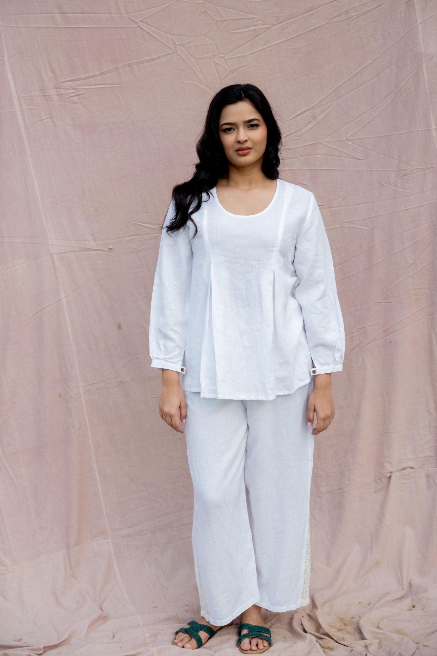 Lincell Box pleated co-ord set