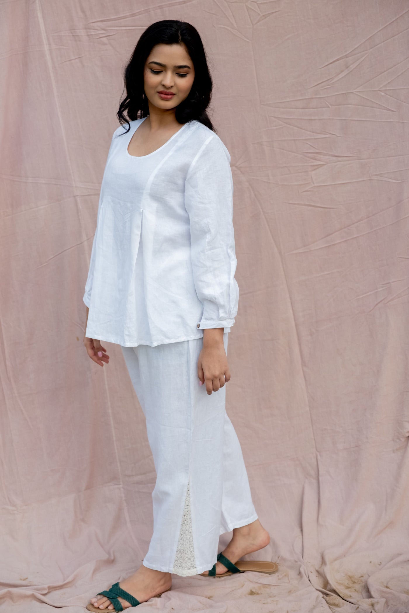 Lincell Box pleated co-ord set