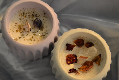 Zen light candle hamper (set of 2)