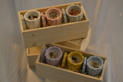 Earth Candle Hamper (set of 3)