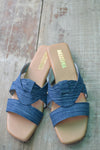 Upcycled Jeans Sliders