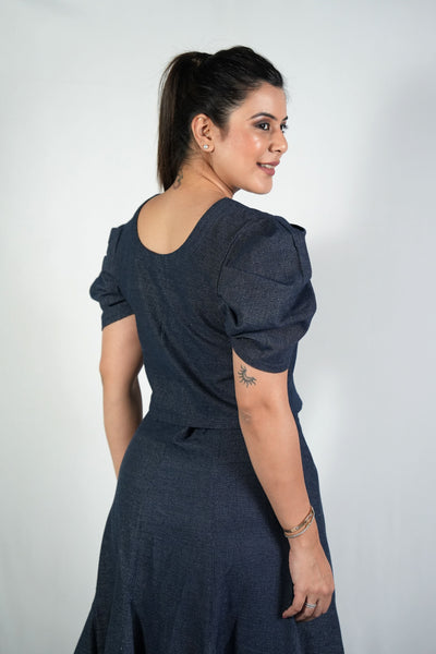 Denim Corset Top