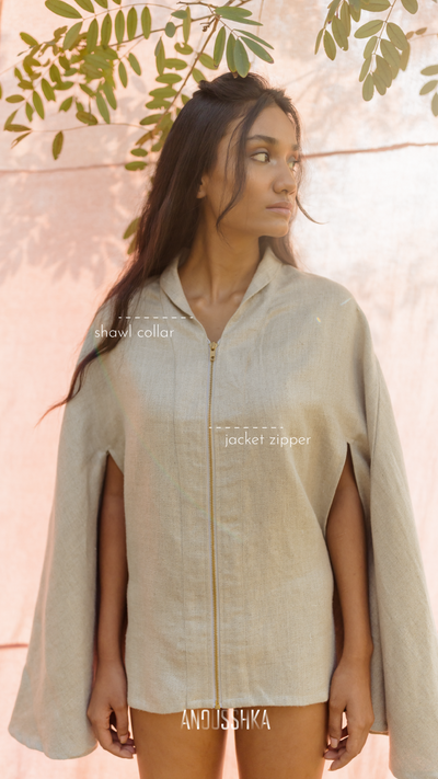 Hemp Cape Jacket