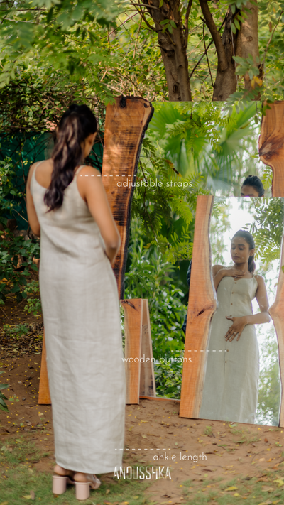 Hemp Long Slip Dress