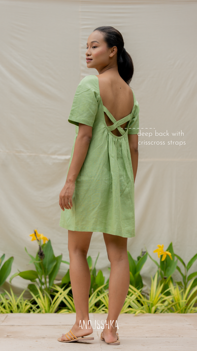 Lincell Casual Sundress-Blue Mist
