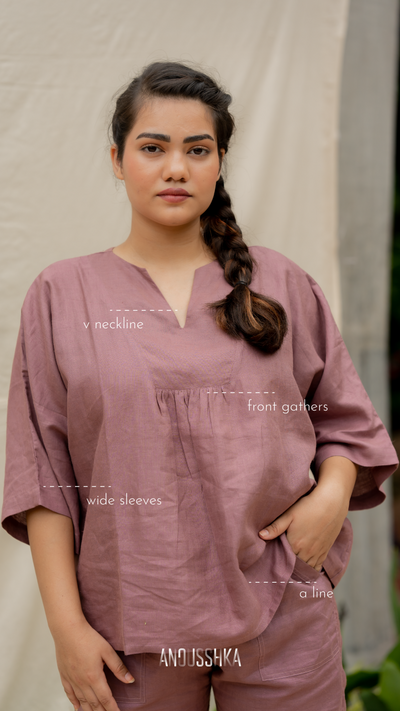 Lincell All Day Top- Moss Green