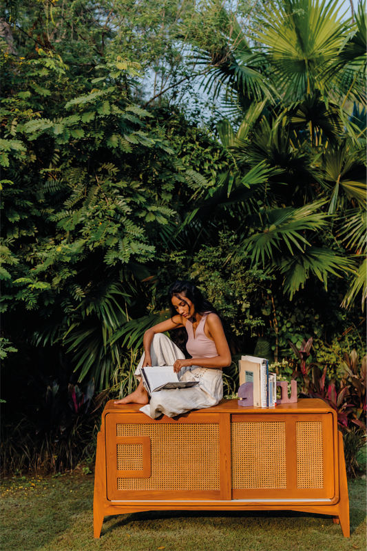 Rattan Console