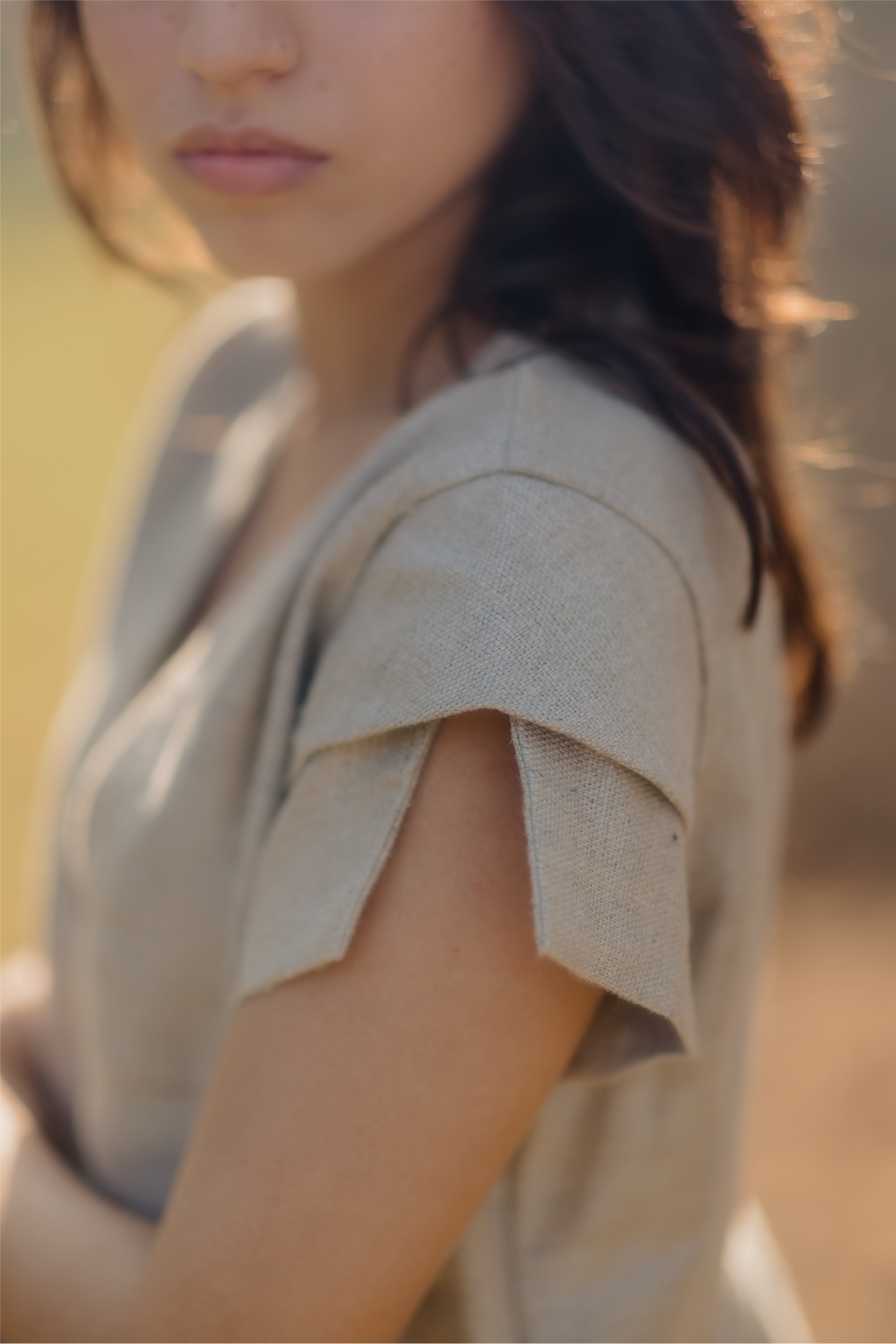 Hemp Origami Sleeve Dress