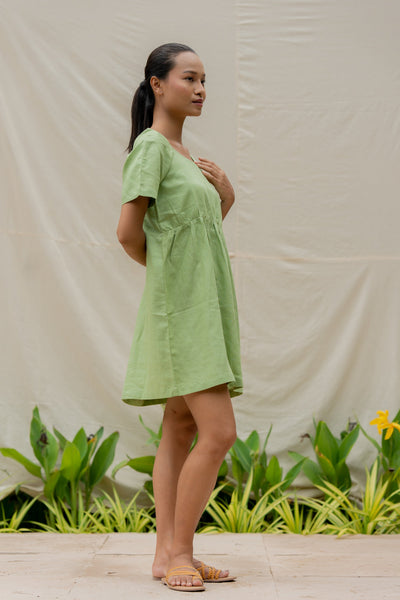 Lincell Casual Sundress-Moss Green