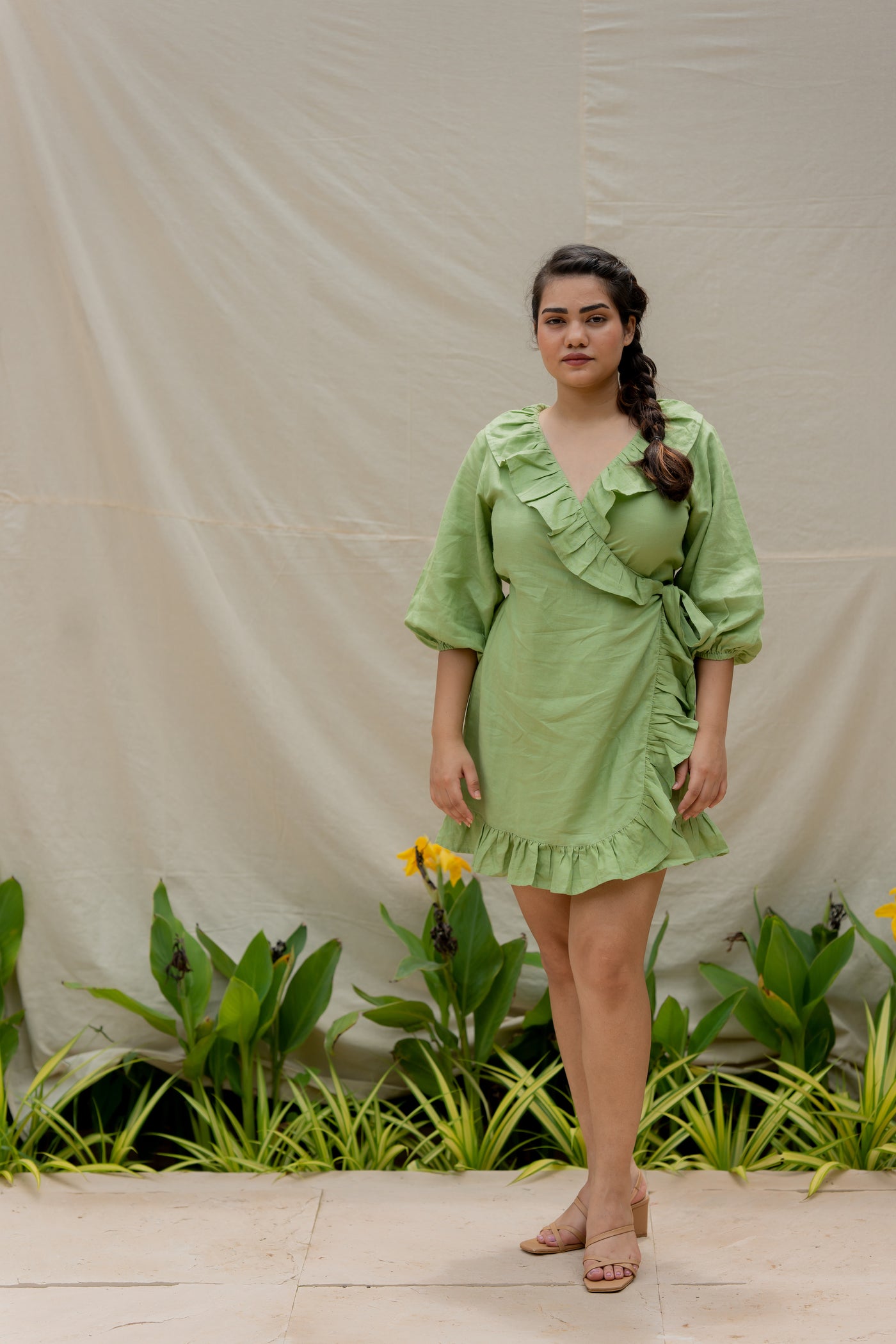 Lincell wrap around dress