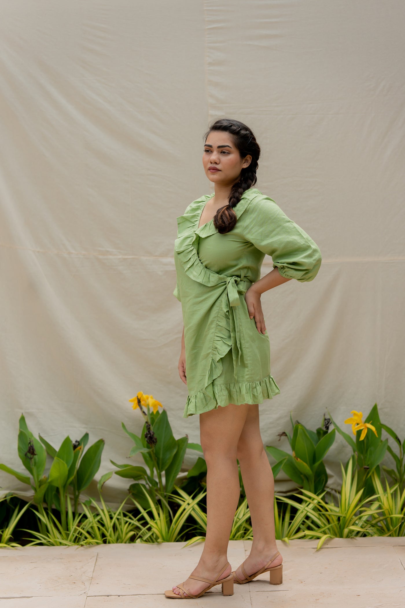 Lincell wrap around dress