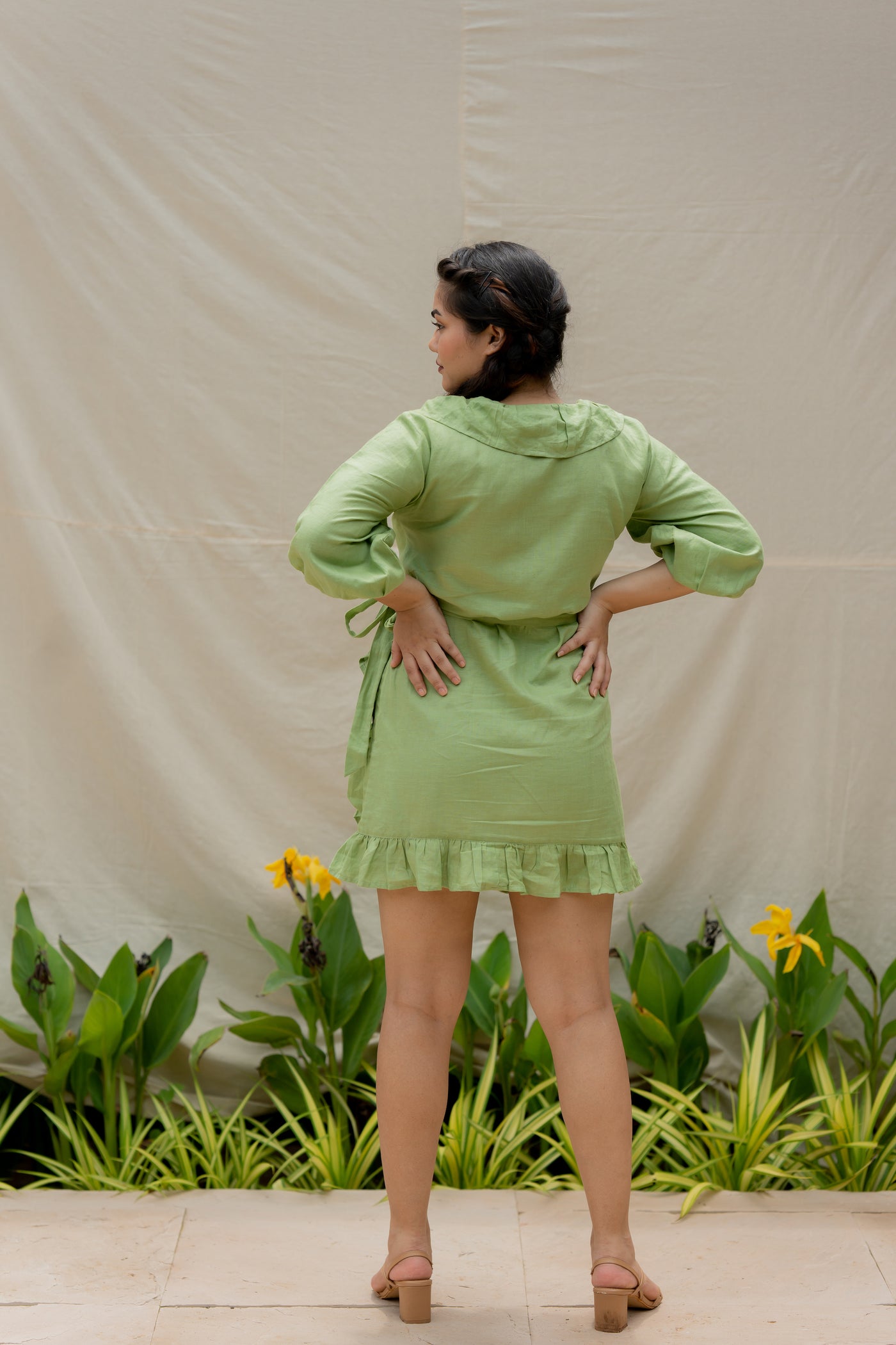 Lincell wrap around dress