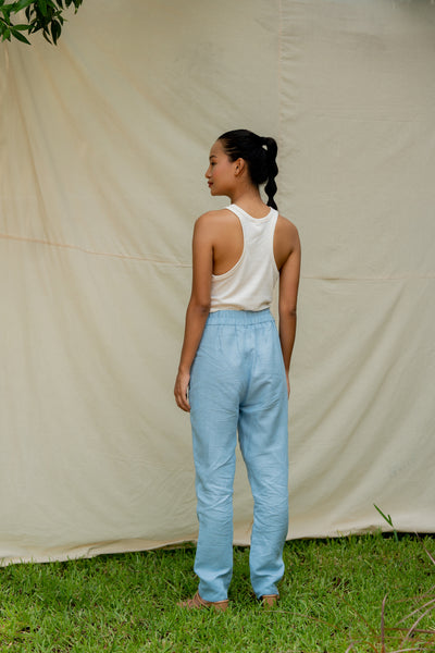 Lincell Daddy Pants- Blue Mist