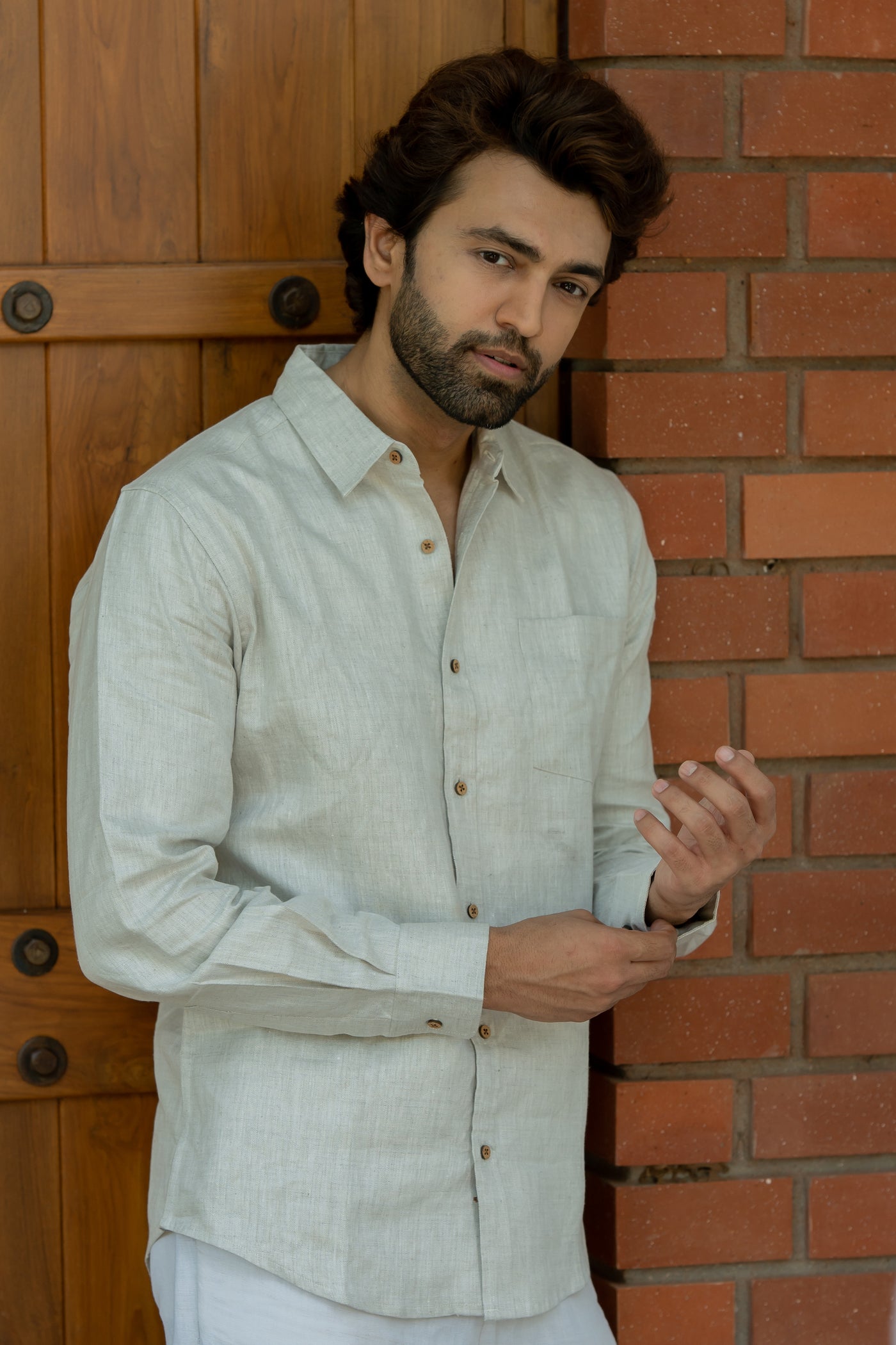 Hemp Regular menswear shirt