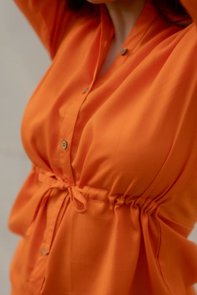 Tencel Drawstring Shirt