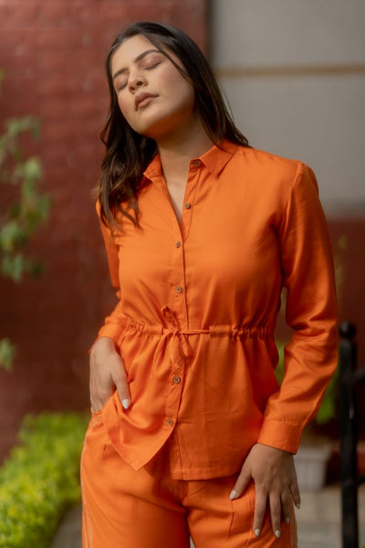Tencel Drawstring Shirt