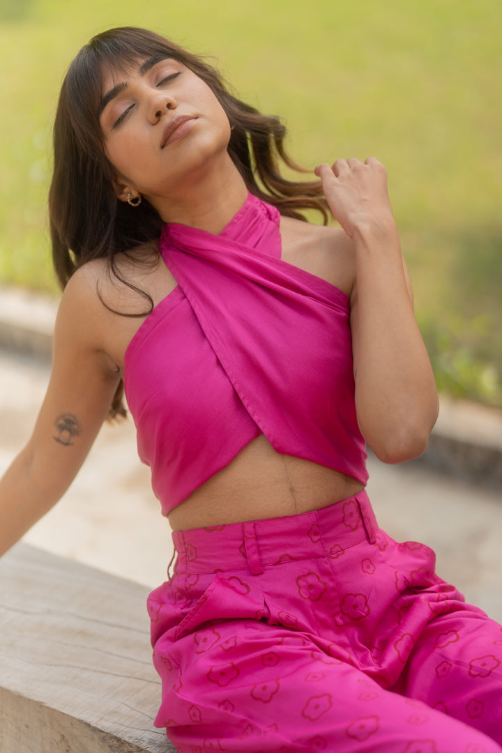 Tencel Criss Cross Top