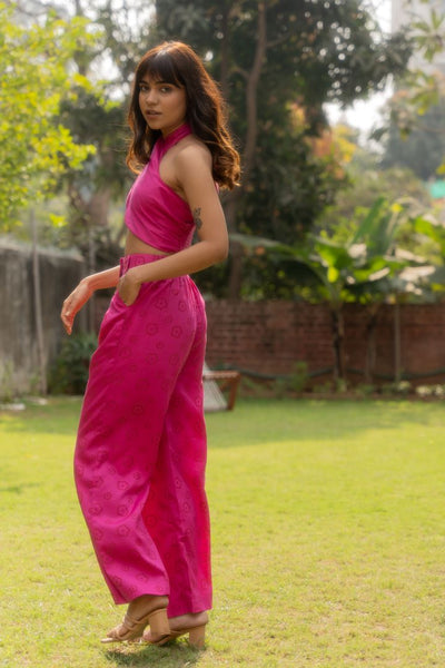 Tencel Floral Printed Party Joggers