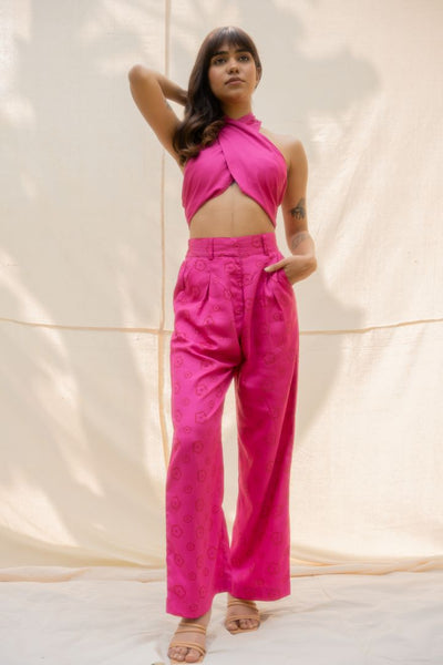 Tencel Floral Printed Party Joggers