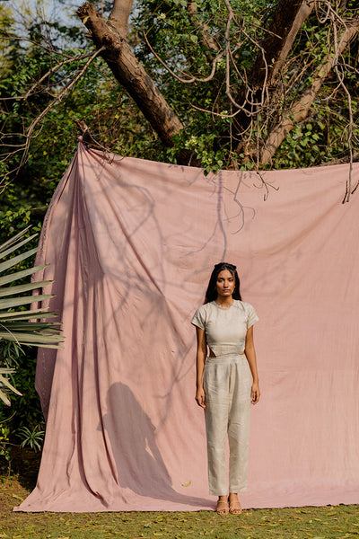 Hemp Cutout Jumpsuit