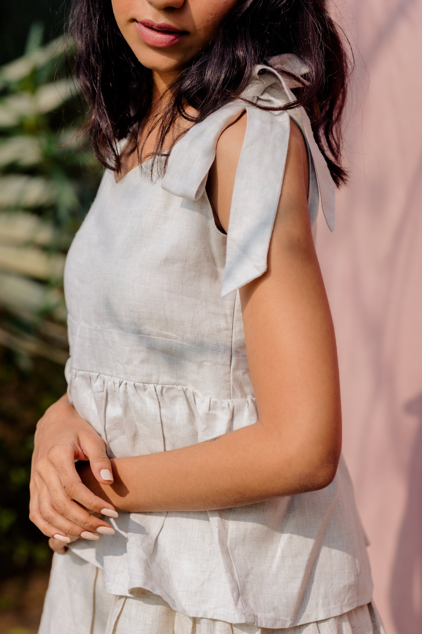 Hemp 3 tier dress