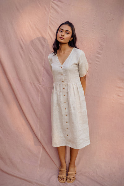 Hemp Semiformal long dress