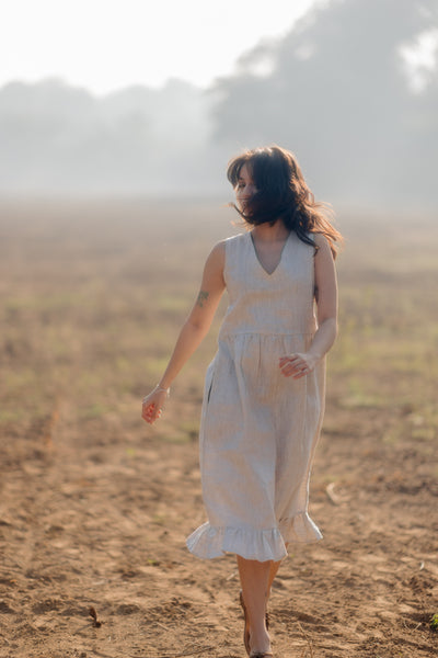 Hemp Back knot dress