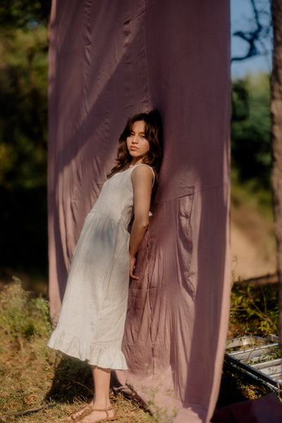 Hemp Back knot dress